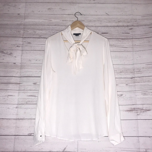 Metaphor Tops - Knot top long sleeves blouse 